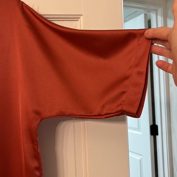 Chico’s Rust Color Polyester Top - Picture 3 of 10
